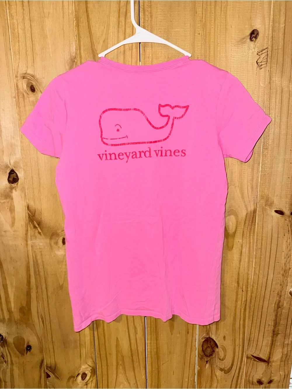 Vineyard Vines Girls' Pocket Tee - Hot Pink